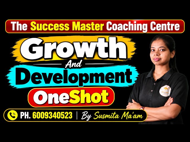 CDP - Growth and Development // One Shot // by Susmita Ma'am #tet