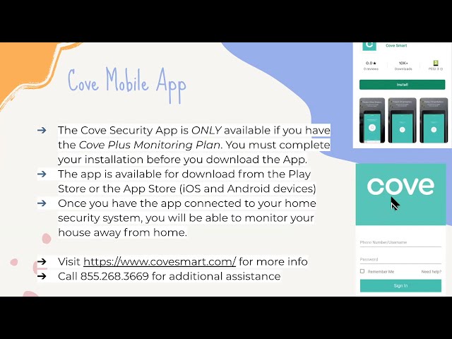 Ring and Cove Security Systems