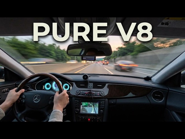 Mercedes CLS550 (W219) Naturally Aspirated V8 Highway POV | Pure Exhaust Sound [4K 60FPS]