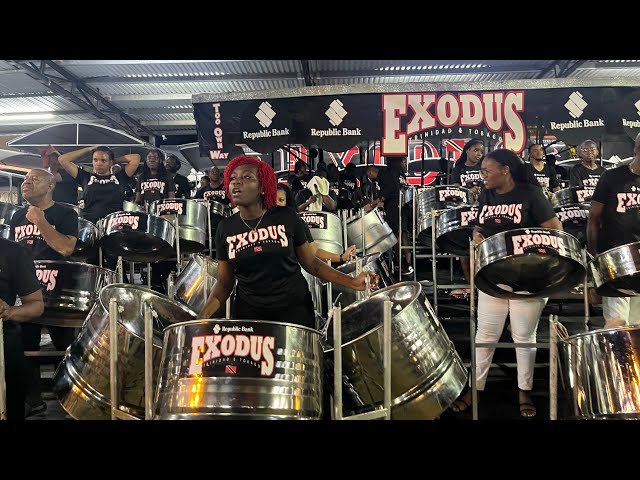 Republic Bank Exodus Steel Orchestra. Panorama Preliminaries large bands 2025.  (video)