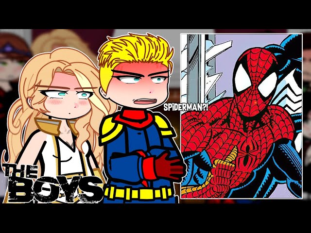🇺🇸/🇧🇷/🇪🇸 The boys react to Spiderman |Reaction gacha