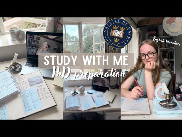 Preparing for my PhD (study vlog)