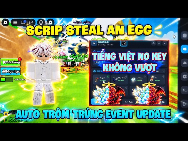 How to Hack and Use Script for Steal A Pet/Egg No Key Vietnamese Latest Update 9/17 Auto Steal Eg...