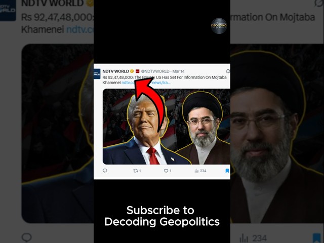 America is intended to kill new supreme leader of Iran  #geopolitics