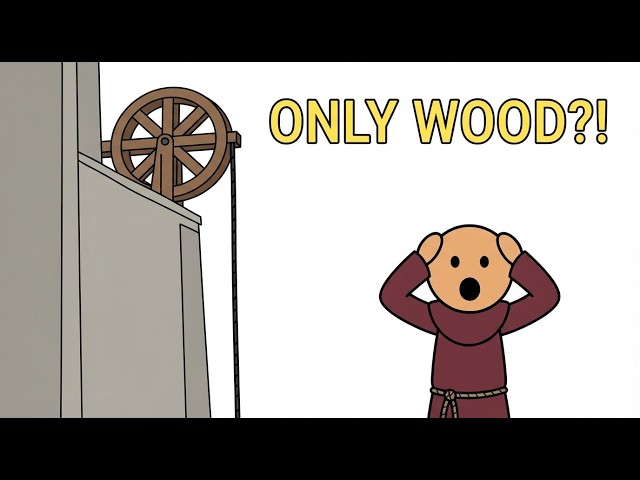 How Did Medieval Builders Lift 20-Ton Stones With Just Wood? Explained in 91 seconds.