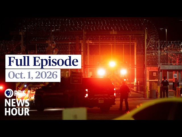PBS News Hour full episode, Oct. 1, 2026