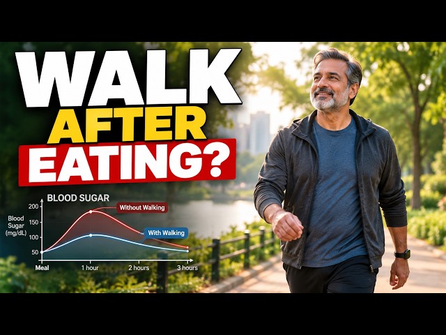 Can Walking After Meals Lower Blood Sugar? (10-Minute Walk)