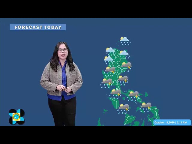 PAGASA weather update as of 5 AM (Oct. 14, 2026) | GMA News