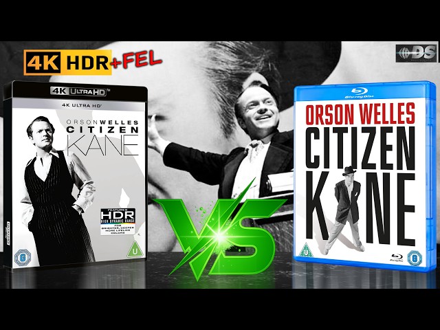 HDR vs SDR | Dolby Vision Analysis  |  Citizen Kane 1941 4K Blu-Ray REVIEW