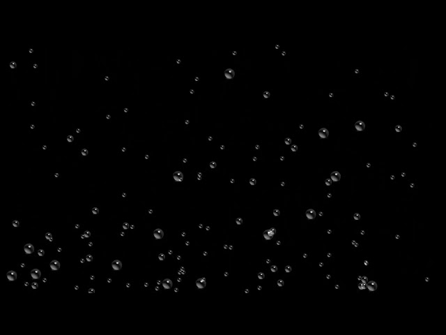 5-minute Seamless Water Bubble Loop On Black Screen - Absolutely Free!