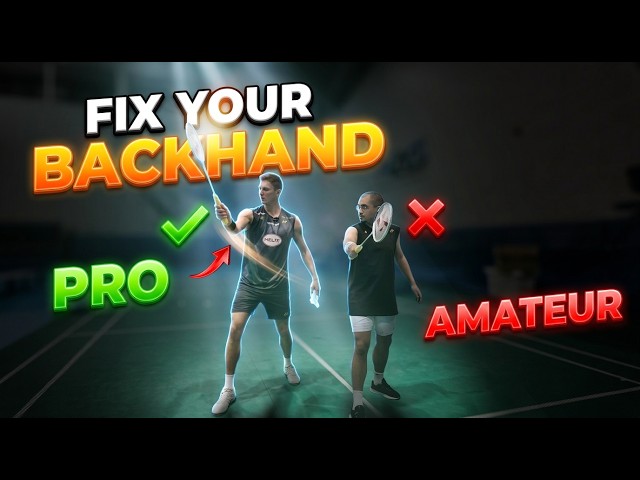 Fix ❌ Your Backhand Clear in 10 Minutes ⏱️