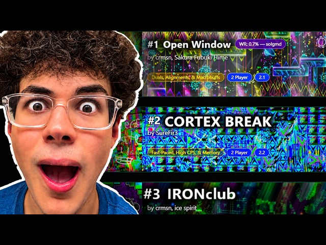 Pro Player Reacts To The HARDEST IMPOSSIBLE GEOMETRY DASH LEVELS