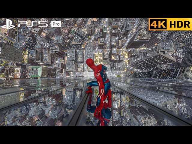 (PS5 PRO) Marvel’s Spiderman 2 Looks Unreal | New Red & Blue Suit 4K HDR