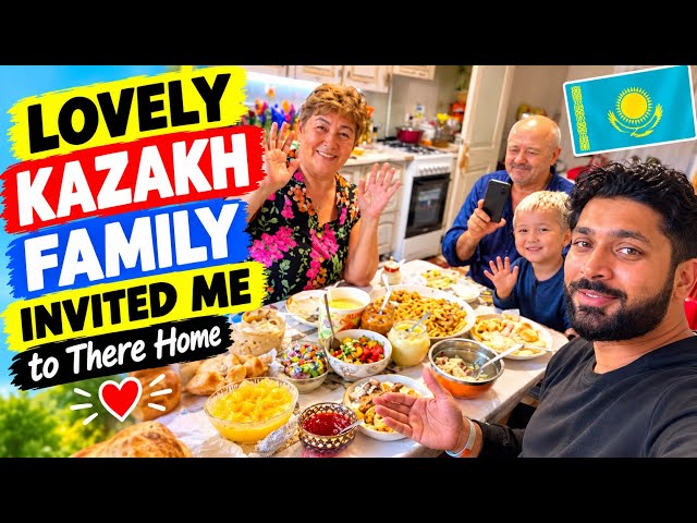 EP-42 | A Lovely Kazakh Family Invited Me to Their Home 🇰🇿❤️