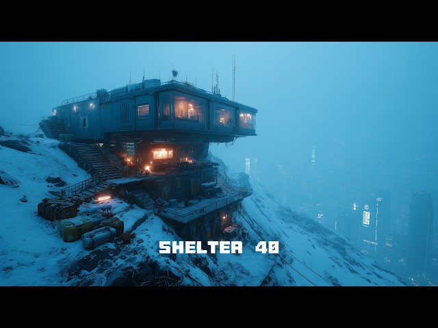Mountain Radio Station | Shelter 40 | Snow Ambience for Sleep, Study & Focus