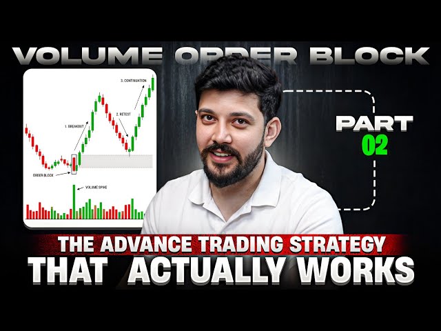 Advanced Trading Strategy That Actually Works | Part 2 | Volume Order Blocks (VOB)
