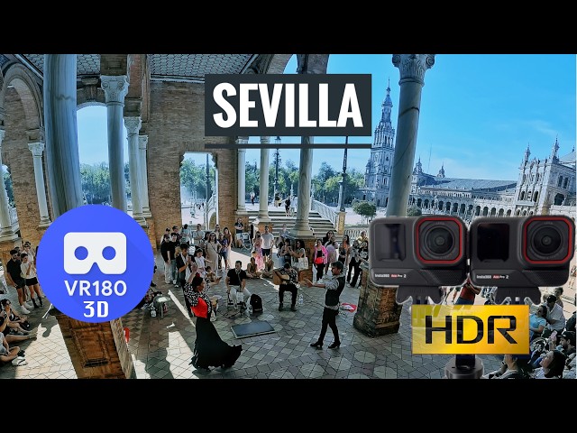 [8K HDR][VR180 3D] Sevilla, Spain