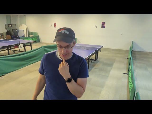 Will my forehand be unstoppable today? Live from the Table Tennis club!