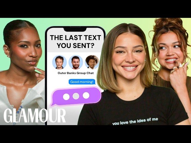 'Outer Banks' Cast Reveal What's On Their Phones | Glamour