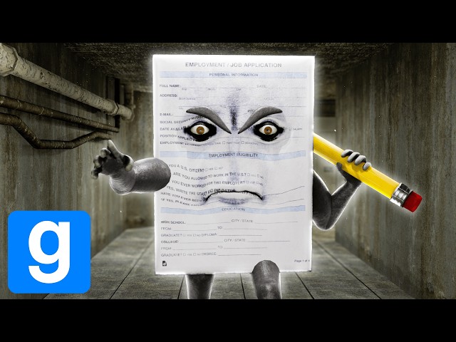 This JOB APPLICATION Isn’t Hiring It’s HUNTING... | Gmod Hide & Seek