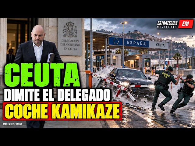 🚨 NOTICIAS CEUTA DIMITE DELEGADO DEL GOBIERNO COCHE KAMIKAZE EN FRONTERA