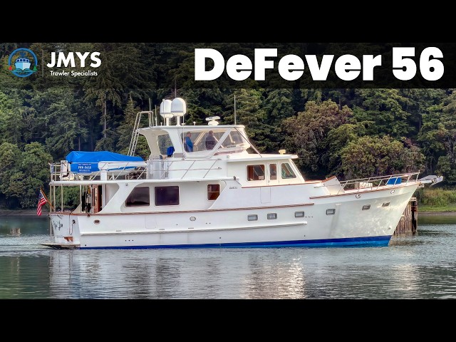 DeFever 56 Trawler Tour - TrawlAboard Episode 30
