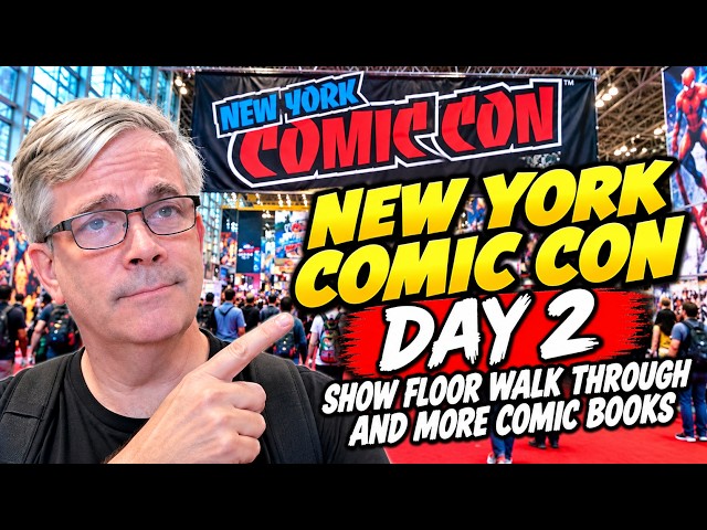 New York Comic Con Day 2 - Show Floor Walk Through and More Comic Books