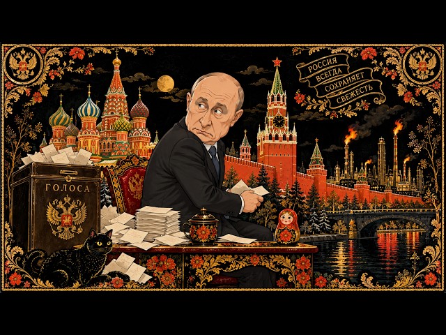 THe Russian election has finished with a fairly lacklustre turn out...