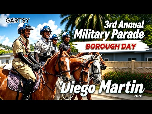 The Diego Martin Borough Day 2026 Military Parade Trinidad