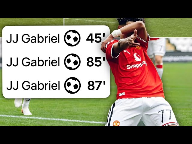 Hattrick. JJ Gabriel Uefa Youth League Debut vs Sabah U19