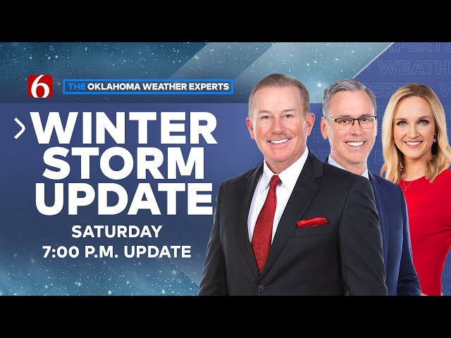 Oklahoma Winter Storm's Second Round headed for Tulsa | (1/24/26 7 p.m.)