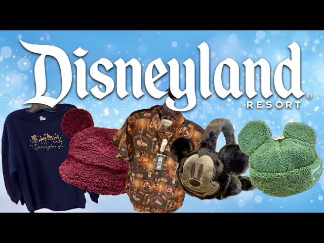 NEW MERCH JUST DROPPED AT DISNEYLAND! Mickey Earmuffs, New Sweatshirt & MORE!