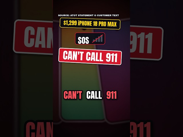 iPhone 18 Pro Max AT&T Problem: An Update Can't Fix It #Shorts