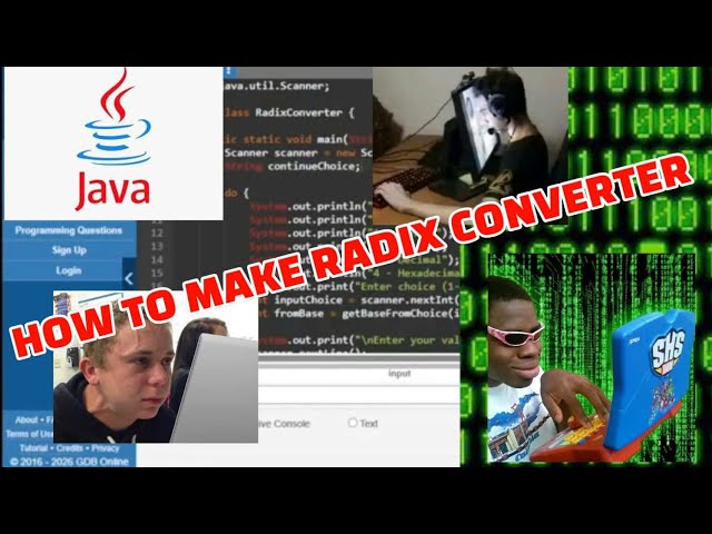 Java Radix Converter (Number Systems)