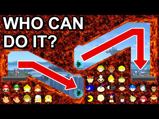 Who Can Do The Portal Lava Tunnel ? - Super Smash Bros. Ultimate
