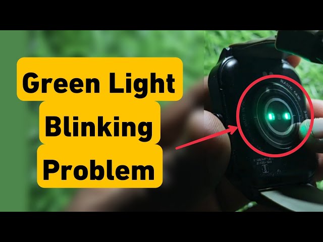 Fastrack Smartwatch Green Light Blinking Problem | Revoltt FS1 Sensor Light Problem