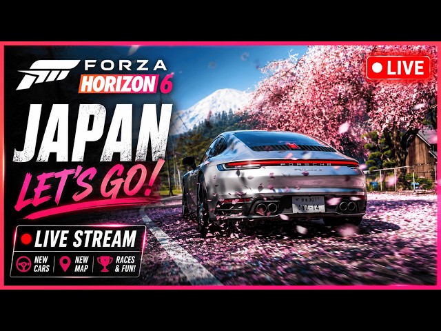 🔴 LIVE | FORZA HORIZON 6 – INSANE JDM DRIFTSTokyo Street Racing! | EPIC JAPAN CRUISE! 🔥