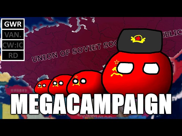 I won the RUSSIAN CIVIL WAR as the SOVIETS in Hoi4! (Megacampaign part 1)