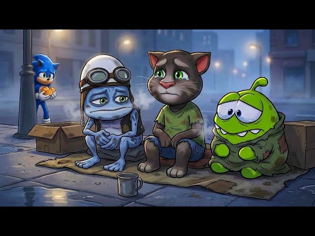  SEE WHAT CRAZY FROG DID FOR HIS FRIENDS! 💔😢 | Crazy Frog, Talking Tom & Om Nom