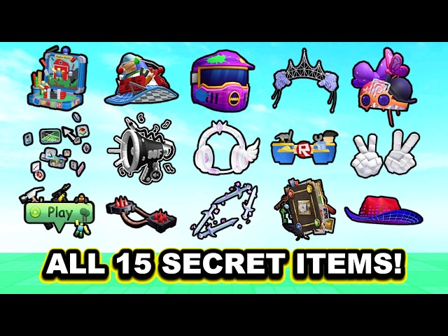 How To GET ALL 15 SECRET ITEMS & BADGES | The Hunt: Roblox 20 [EVENT]