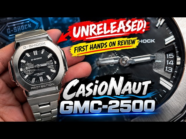 I Got My Hands on the UNRELEASED G-Shock CasioNaut GMC-2500! First on YOUTUBE!