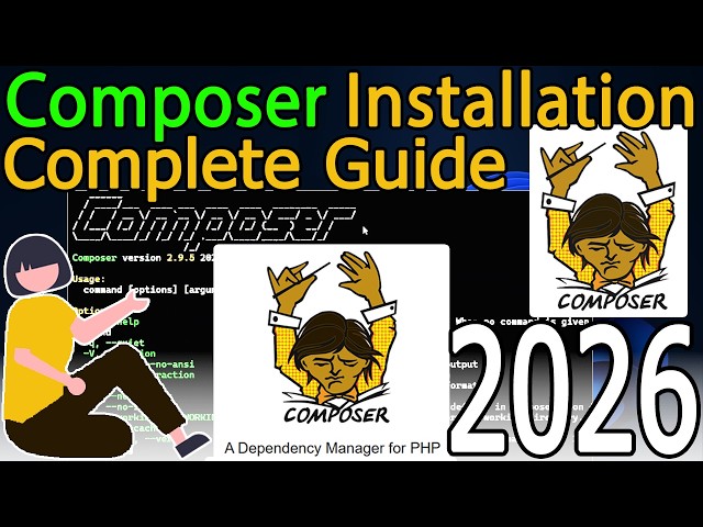 How to Install PHP Composer on Windows 11 [ 2026 Update ] Dependency Manager for PHP | PHP Programs