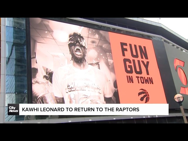 Kawhi Leonard headed back to the Toronto Raptors