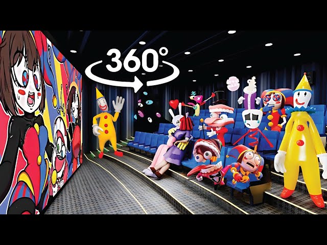 The Amazing Digital Circus 360° - CINEMA HALL | Pomni react to TADC meme #2 | VR/360° Experience