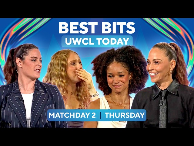 UWCL Today Jen Beattie is QUEEN + Funniest Moments | Matchday 2