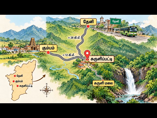Theni Suruli Falls History | அகத்தியர், கைலாசநாதர் குகை & சுருளீஸ்வரர் #theni #suruli