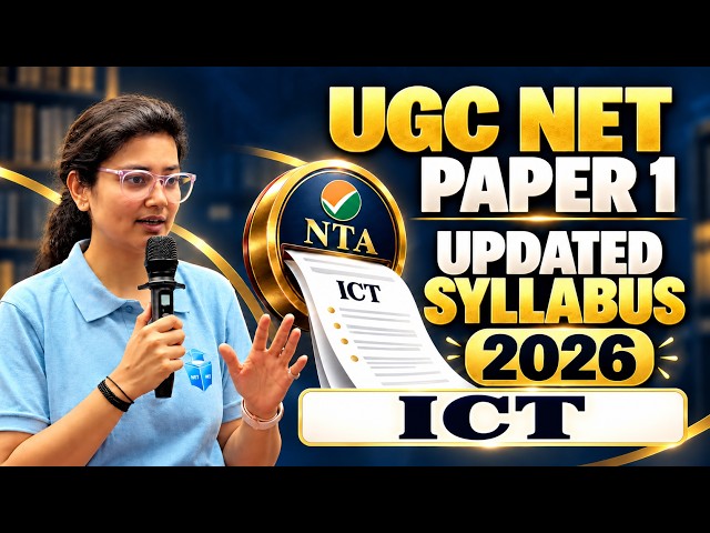 UGC NET Paper 1 2026 UPDATED SYLLABUS 😱 ICT Breakdown 🔥 What to Study?