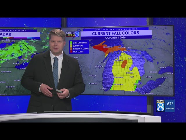 Fall Foliage Forecast: Oct. 1, 2026