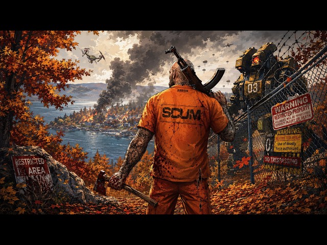 SCUM - Private Populated PvP Server - Day 2 🧟