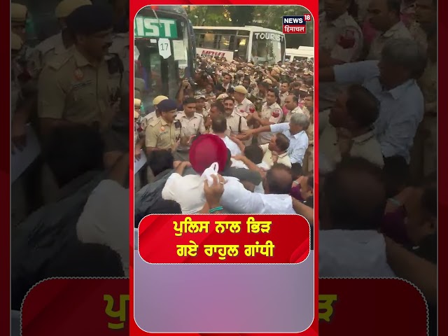 ਪੁਲਿਸ ਨਾਲ ਭਿੜ ਗਏ ਰਾਹੁਲ ਗਾਂਧੀ #shorts |N18S